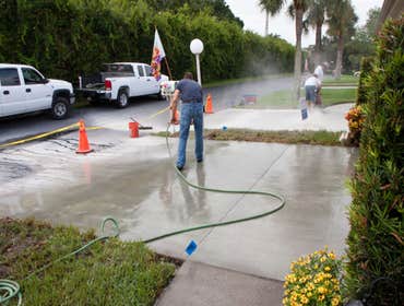 Jhm Construction Llc Project Drive Replacement - Before and After. JHM also applied a curing compound to help maximize the concrete strength for greate