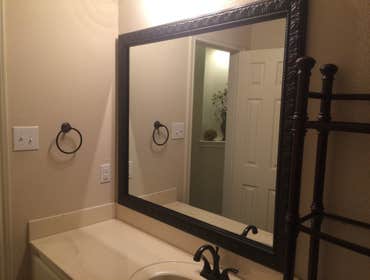 BATHROOM MIRROR FRAMING