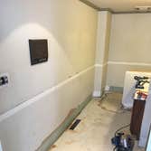 Photos by Prestige Costruction and Renovations Corp #3 Demo was done on bathroom.. New tile floor, marble tile 4 feet all around on wall, Shower all ma