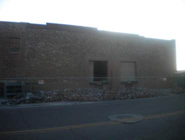 Pantano Produce Co. This was damage to a steel awning attached to a historic brick building Pantano Produce Co.