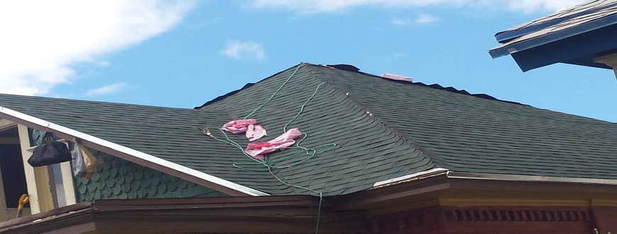 Shingling almost complete