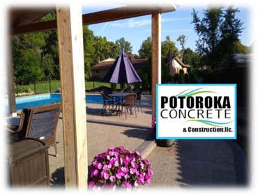 Exposed Aggregate Pool Decks photo, by Potoroka Concrete