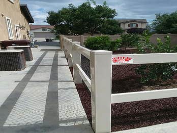 Vinyl Fence
