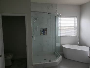 MASTER BATH REMODEL Full house interior paint/trim/electrical upgrade and master suite/hallway/master bathroom/laundry room full renovation upgrade