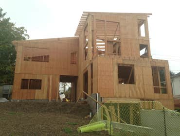 Seattle Custom Residence Stick Framing