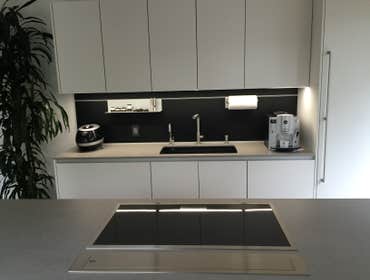Modern Kitchen Remodel With Attached Balcony GoodFellas Construction is here to help with modern kitchen remodel. Serving the Los Angeles, Orange Count
