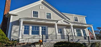Exterior Remodel Removal and disposal of all trim and siding. Installation of new PVC trim and new clapboards.