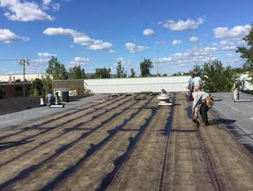 New Roof Installed Tear Off and Removed Old Shingles Replaced Decking With 1/2 inch CDX Plywood Then We Installed GAF HD Shingles