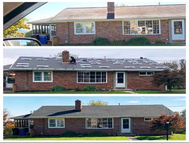 BEFORE AND AFTER ROOF REPLACEMENT
