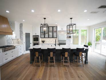 Roseville CA Full Kitchen Remodel Full kitchen remodel, all appliances new locations, full fireplace remodel, all new flooring, all new paint, room con