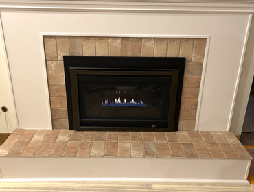 After Fireplace Renovation