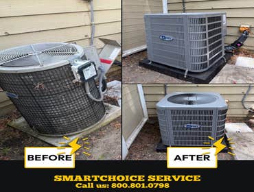 Photos by Smartchoice Service #2 AC Condenser coils replacement