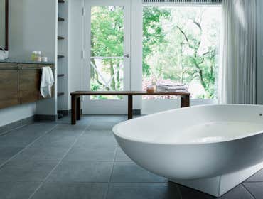 New toilet installation