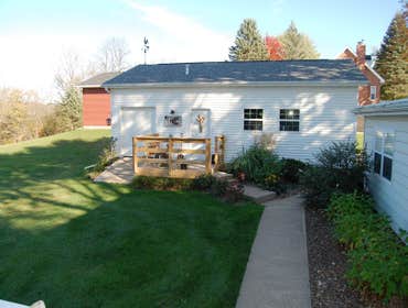 New Garage with Deck