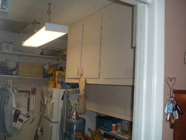 Bonnie's House These are some cabinets we built and refaced to match. We also built a custom bookcase in a room off of the kitchen. and we built the c