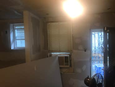 Kitchen drywall and tape