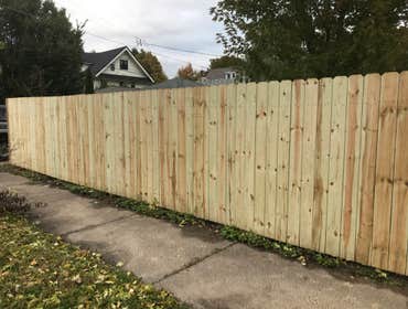 New fence