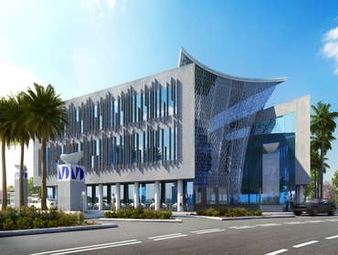 Miami Dade College Homestead Student Services Rendering Design and rendering for a new student services building for the Homestead Campus of Miami Dade