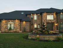 Covered back deck and side porch This beautiful backyard oasis includes a spacious deck which is partially covered by a 12 foot cathedral roof. This 