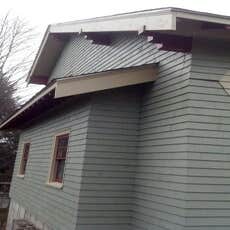 Primed Cedar Shake Install on new Addition