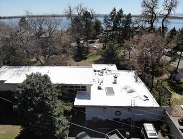 Littleton - TPO Roof Replacement This home was damaged by hail. We helped the homeowner work with their insurance to ensure that the estimate for the s