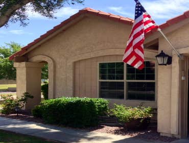 Phoenix, AZ This job was completed in July 2014. Windows and a patio door. As seen by photos some of the window openings included a round top (eye brow