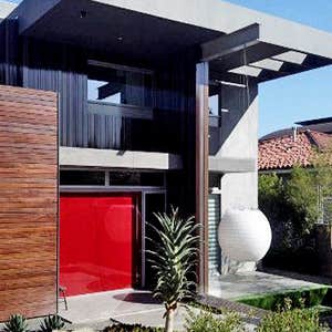 Celebrity Home Santa Monica Interior/Exterior concrete floors. Concrete resurfacing, polished concrete finishes.