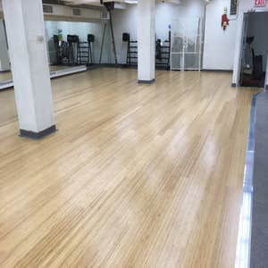 New York Sports Club An Installation of our Zenterra Bamboo Group Exercise flooring.