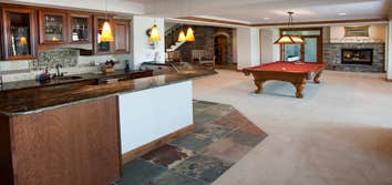 Basement with Wet Bar