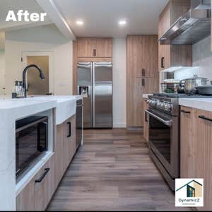 Before and after Kitchen remodel at Lafayette