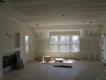 Master bedroom construction