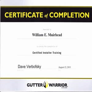 Owner - Gutter Installer