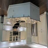 Kitchen restoration from water damage. Modified kitchen island with new countertops