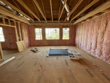 Lake houses 5,100 sqft New construction waterfront Lake house.
-Walls: R15
-Basement: R19
-Crawlspace: R19
-Attic: R38