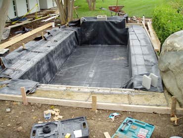modern pond construction