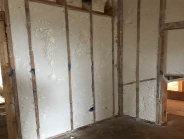 INSULATED WALLS AND ATTIC
