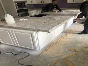 Countertops, cabinet painting