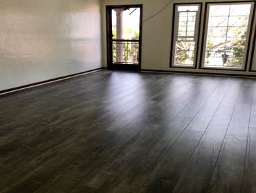 Grey Laminate Flooring Installation