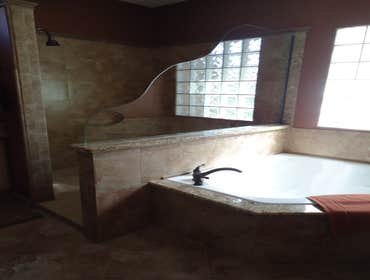 Project photos from Cadillac Tile Company L L C Here we have a good example of before[left side] and after photos, This is just a very small sample of 