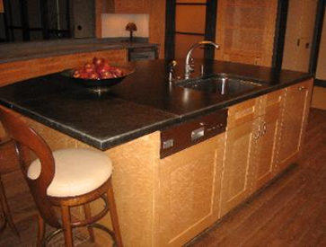 High-End Kitchen- Tribecca, NY Custom cabinetry, Granite Countertops, French Wood Flooring, Stainless Steel Appliances