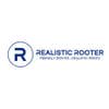 Realistic Rooter and plumbing logo