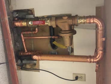 Plumbing job New prv and valve replacement