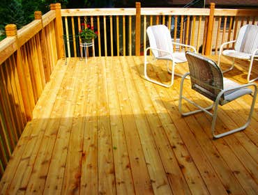 New Cedar Deck Dubuque