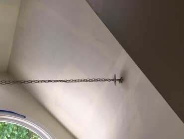 Ceiling before paint