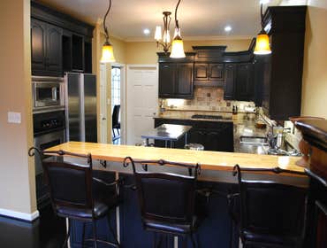 Kitchen Remodel This kitchen and dinning area was updated from 1987 to present. W.A. Jones Construction company removed walls opening up the great room