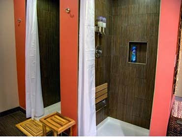Radiance of SanMarco This project consisted of the construction of a Bikram yoga studio. The Bikram yoga is preformed is a room that is hot!! 104 degre