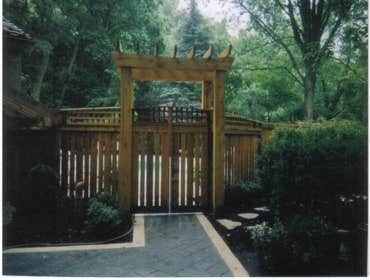 Wood fences