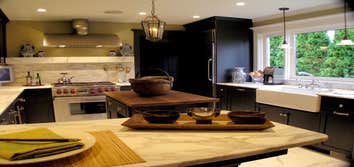 Asian themed kitchen remodel