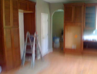 Project photos from NCH General Contractors,Inc. Kitchen during and after construction