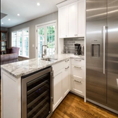 Contemporary Kitchen and Hearth Room Remodel